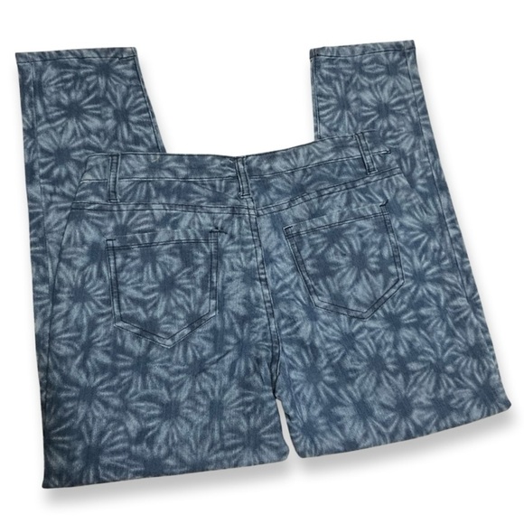 Rue21 Y2K Jeans Womens 9/10 Floral AOP Ankle Retro Boho Stretch Pants 29x25 - Picture 8 of 8